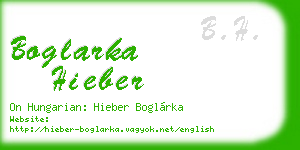 boglarka hieber business card